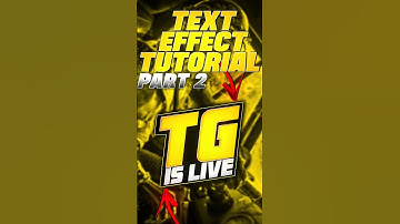 Text effect tutorial In mobile part 2 #tutorial #texteffect #gaming