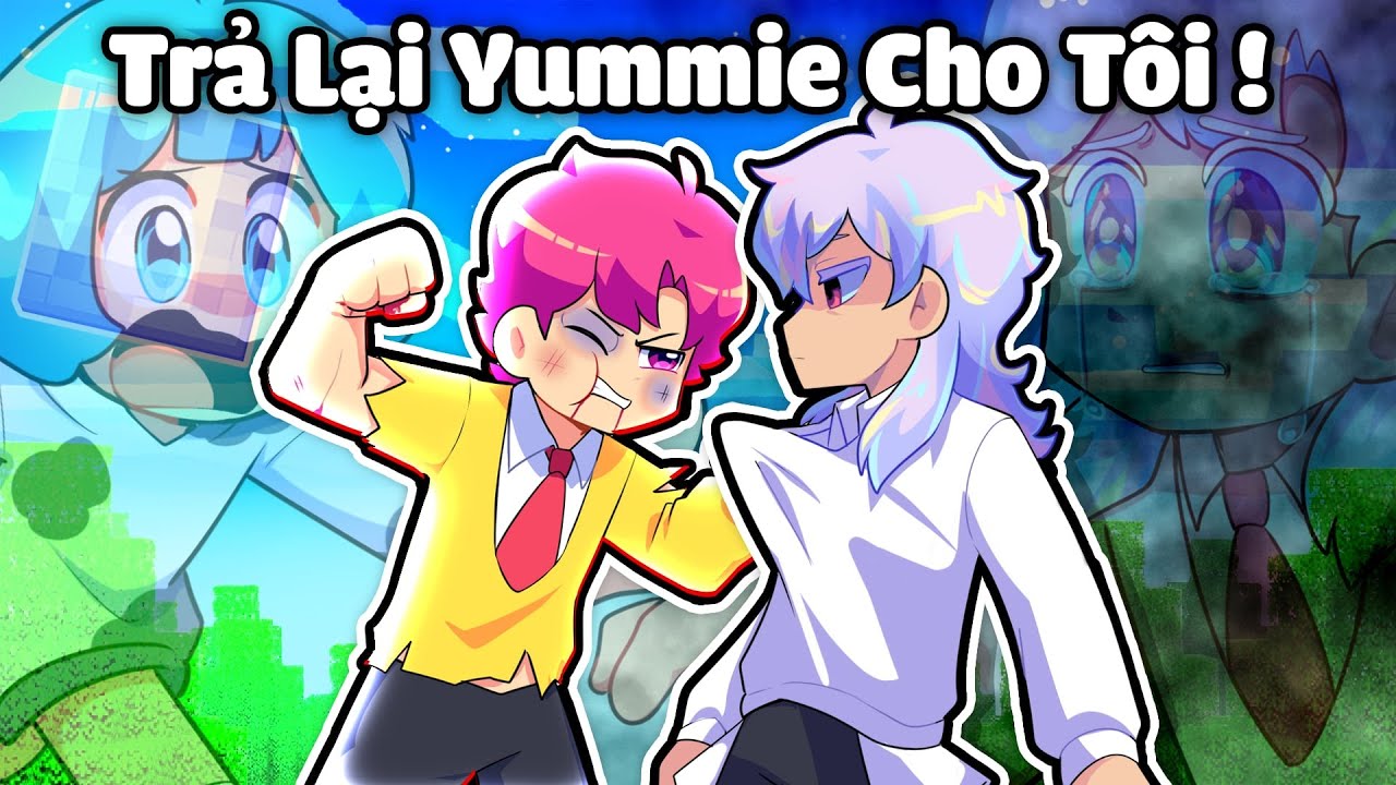 HIHA ĐÁNH NHAU VỚI HIHA HOLOGRAM ĐỂ CỨU YUMMIE TRONG MINECRAFT*HIHA VS HIHA HOLOGRAM 😡