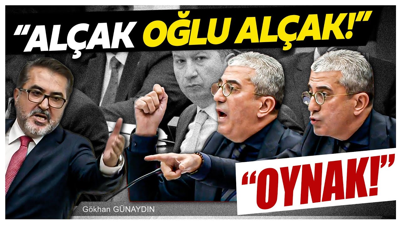 “Alçak oğlu alçak! Oynak! Utanmaz!” Gökhan Günaydın tek başına Meclis'i inletti!