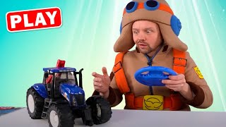 KyKyPlay - Как мы превратили старый игрушечный Синий Трактор в новый и настоящий