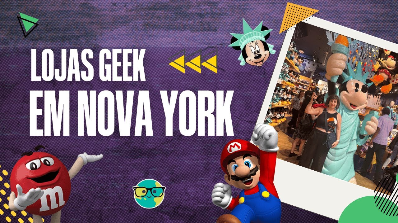 Tour Geek em Nova York! Nintendo, Disney, GameStop e Mais!