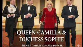 Queen Camilla & Duchess Sophie Shine At The Rifles Awards Dinner In London