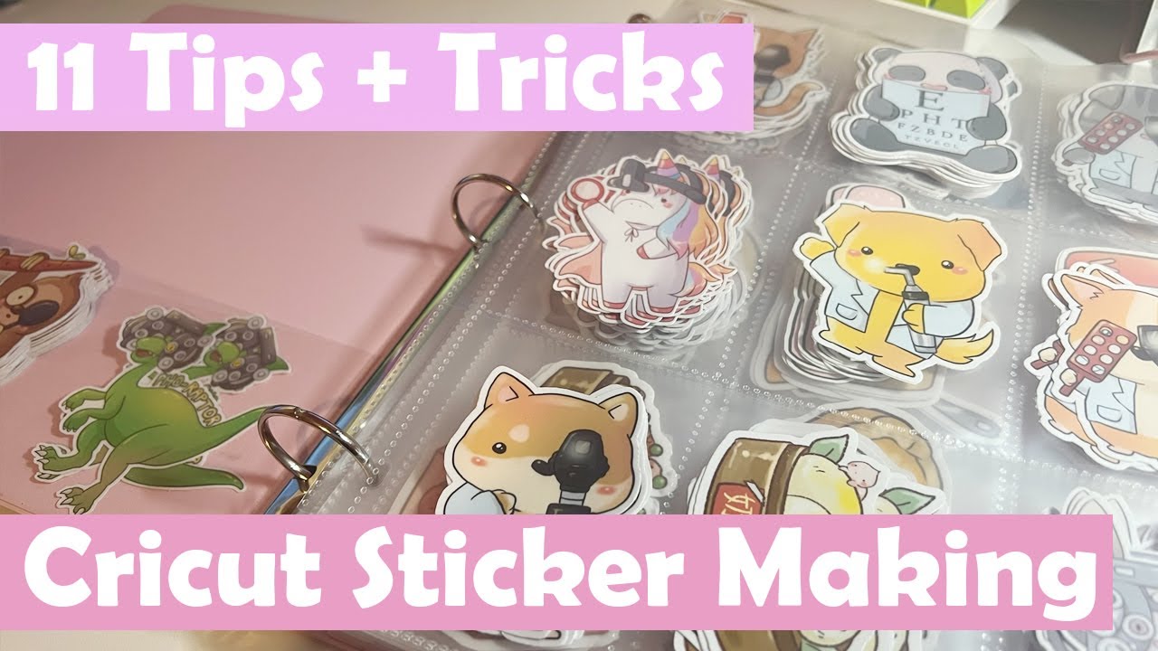 11 Useful Tips For Making Stickers With Cricut 