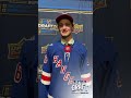Our newest NYR love the 😂 emoji #nyr #nhl #nhldraft #hockey #gettoknowme