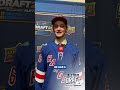 Our newest NYR love the 😂 emoji #nyr #nhl #nhldraft #hockey #gettoknowme