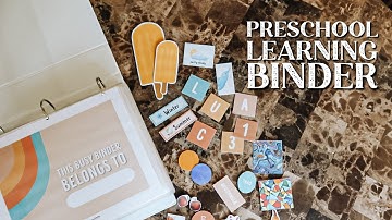 Preschool Learning Binder | Fun Educational Activity Ideas
