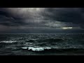 🖤 Dark &amp; Moody Ocean Ambience 🌊 - 3 Hours Rain and Waves