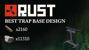 BEST TRAP BASE DESIGN / MAIN BASE | Rust base builds