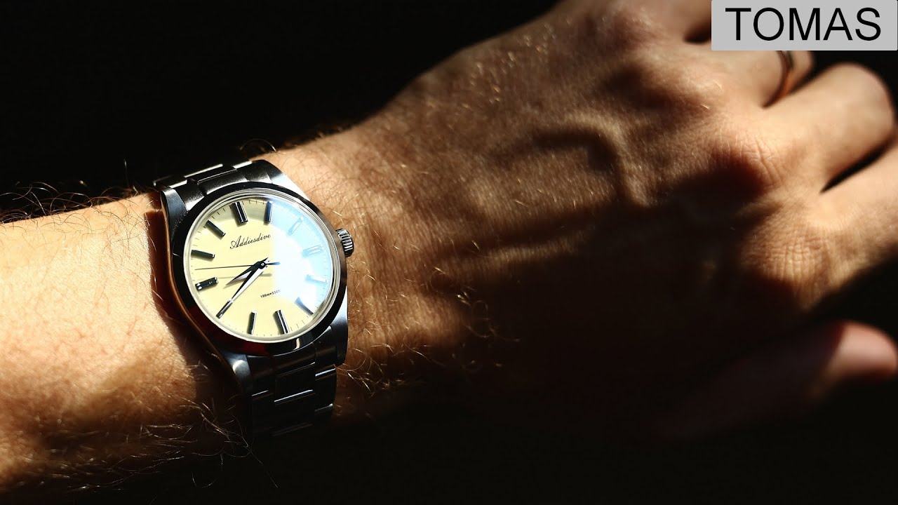 Stealth wealth style watch from Addiesdive - AD2026 - YouTube
