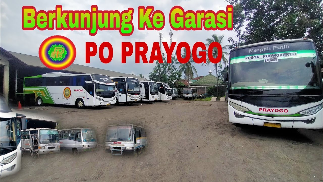 Berkunjung ke Garasi PO Prayogo|| Hampir Semua Unitnya Memakai Body Buatan Morodadi Prima