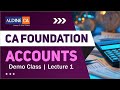 CA Foundation | Accounts | By CA Vaibhav Jalan | Lect. 1