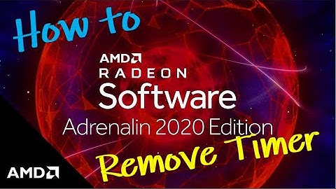 How to Turn Off / Disable Relive Recording Timer Indicator - AMD Radeon Adrenalin 2020 Edition