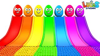 Learn Colors Red, Orange, Yellow, Pink, Green, Blue, Purple | Colors for Kids Song | RV AppStudios