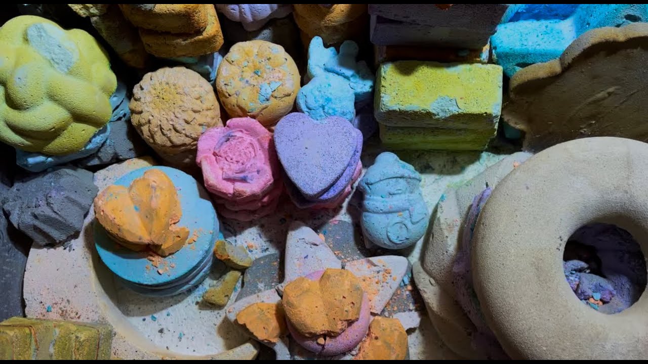 Colorful Mass Crush Collab with @Gossip_n_ride | Gymchalk | Asmr | #Masscrushmonday