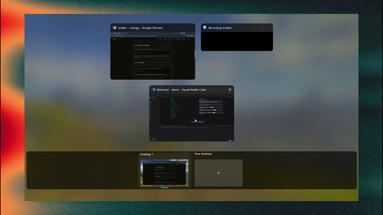 orangu up and running on Windows