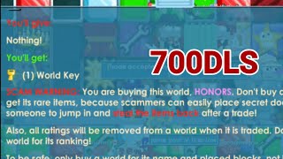Jamew7 Middlemans 700 Dls Did I Scam? - Growtopia