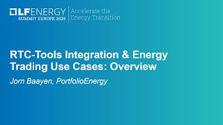 RTC-Tools Integration & Energy Trading Use Cases: Overview - Jorn Baayen, PortfolioEnergy
