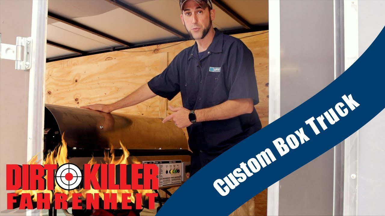 Custom pressure washing box truck | Asphalt cleaning | Maryland | Atlantic Pressure Washers