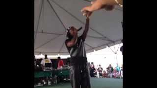 @iamjacquees performing "Bad QueMix" at GreenBriar Mall July27