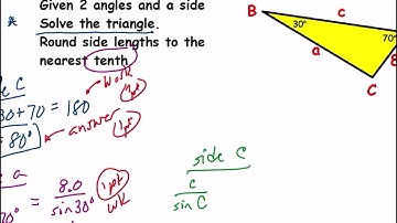 7.1 Law of Sines Video lesson