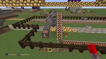 Minecraft - simple super minecart unloading system