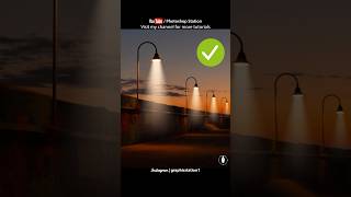 Illuminate Your Subject: Mastering the Spotlight Effect in Photoshop #tutorial #shorts