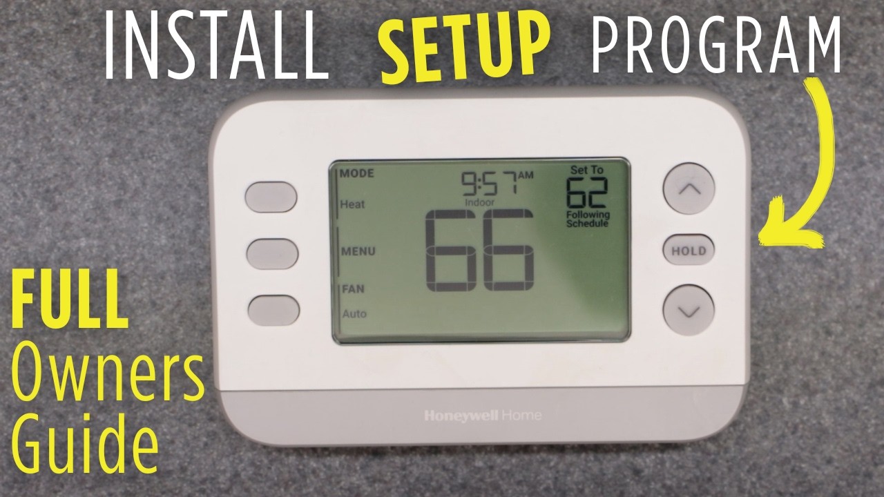 Full SETUP Menu & USER Operation | Honeywell X2P - YouTube