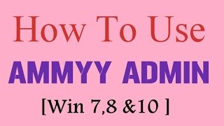 How to Use Ammyy Admin Softwear