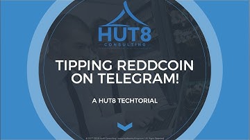 A Hut8 Techtorial on How to Tip Reddcoin on Telegram