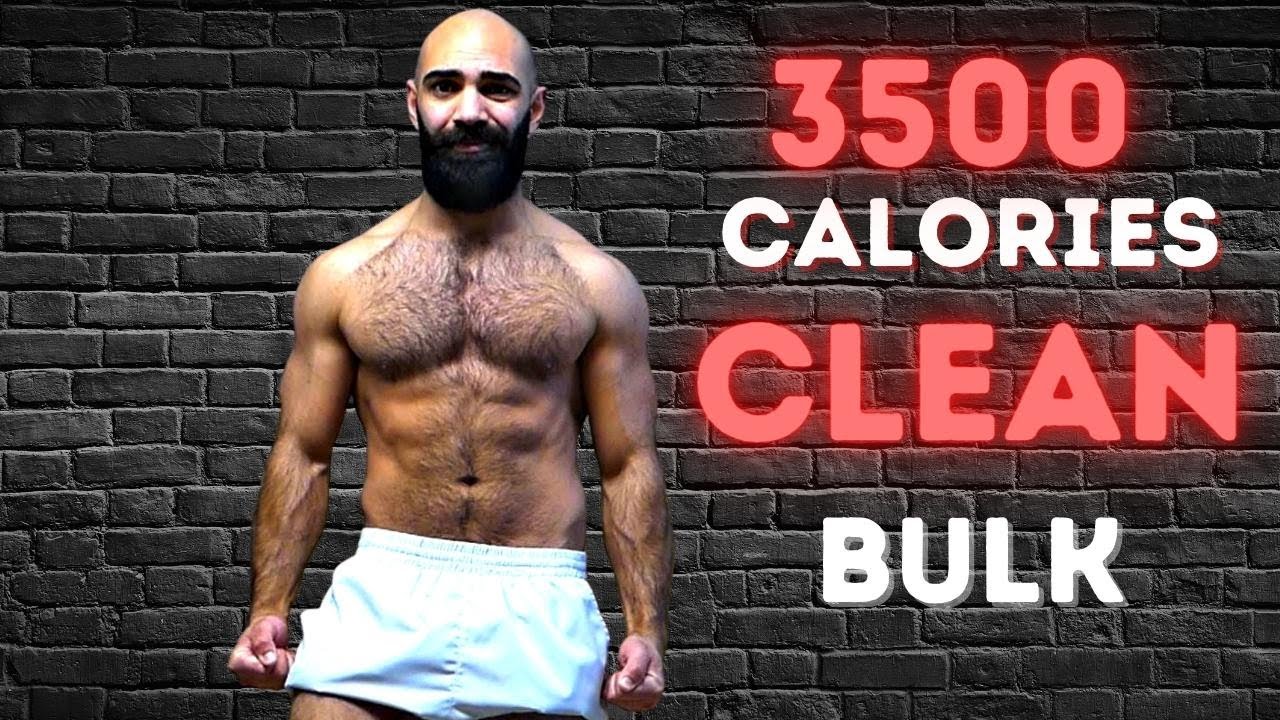 Clean Bulking Diet: Full Day of Eating 3500 Calories (180G Of Protein ...