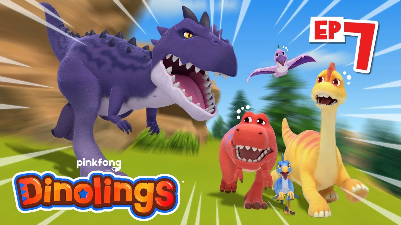 [✨EP7] The T-Rex with Horns | NEW Dinosaur | Season 2 | Dinolings: Pinkfong Dinosaurs for Kids