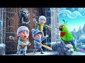 When Everything Froze… What Did Mala Do? 🦜✨, Kids Moral Story | Storytime Adventure