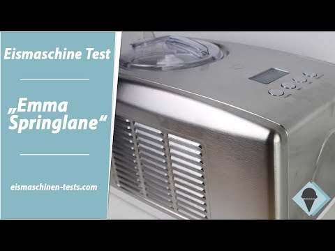 Springlane Emma Eismaschine im Test | Eismaschine Test