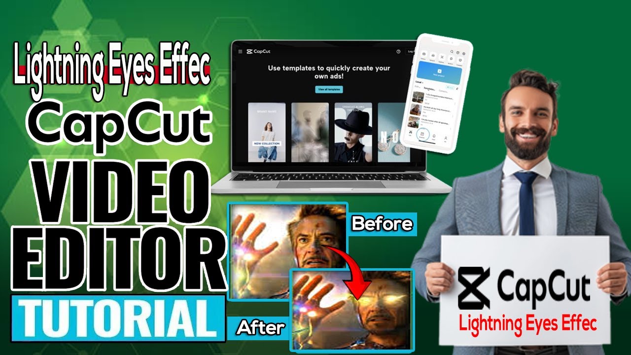 Top Video Editor Reveals Lightning Eyes Effect Secrets in Capcut