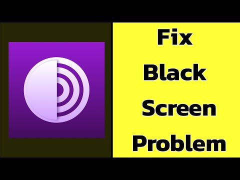 Fix Tor Browser Black Screen Error Problem solve on Android