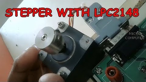 Stepper motor with LPC2148