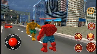 Incredible Monster Hero Vs City Robot Battle 3d | Incredible Hulk vs Hulk Robot - Android GamePlay screenshot 2