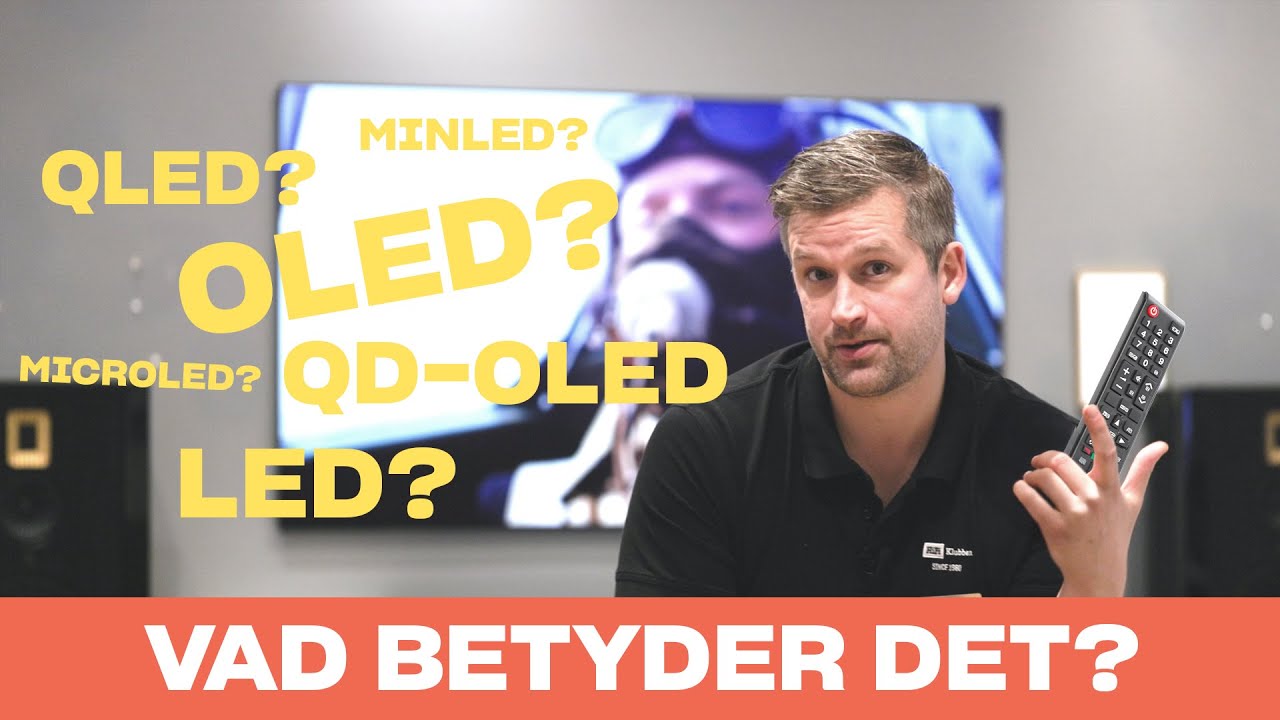 Förstå TV-teknologier: QLED, OLED, MiniLED och mer