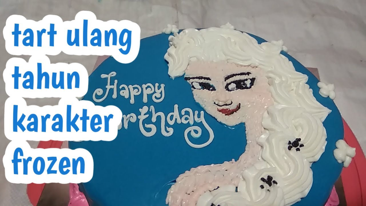 Kue ulang tahun karakter frozen