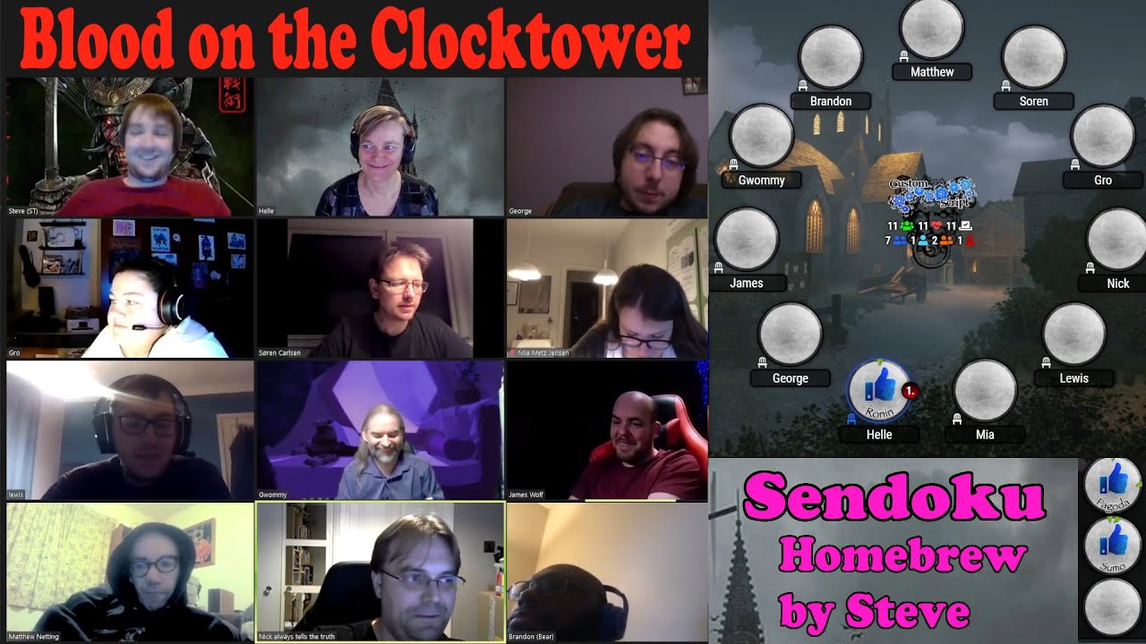 Blood on the Clocktower, Sendoku homebrew script - Am I the Mimic/drunk ...