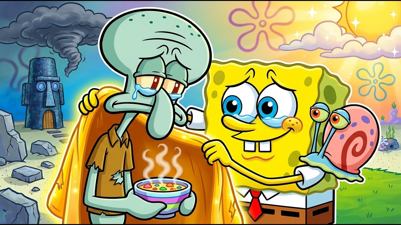 Squidward Lost Everything To Cruelty 😢 SpongeBob’s Tears Changed All |  Fanmade