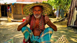 Amazing Palm Leaf Hat Making Process | Traditional Handmade Craft.🌴😱 #Amazing 