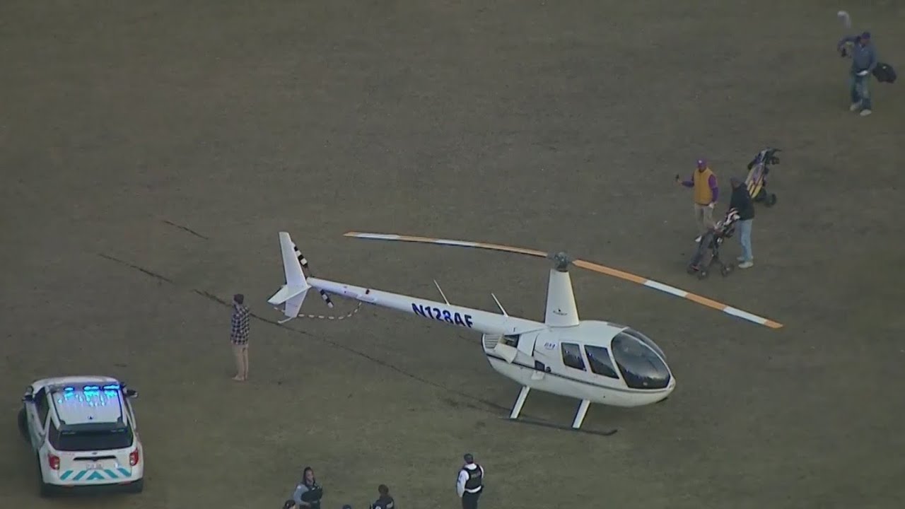 Helicopter makes emergency  landing on South Side golf course