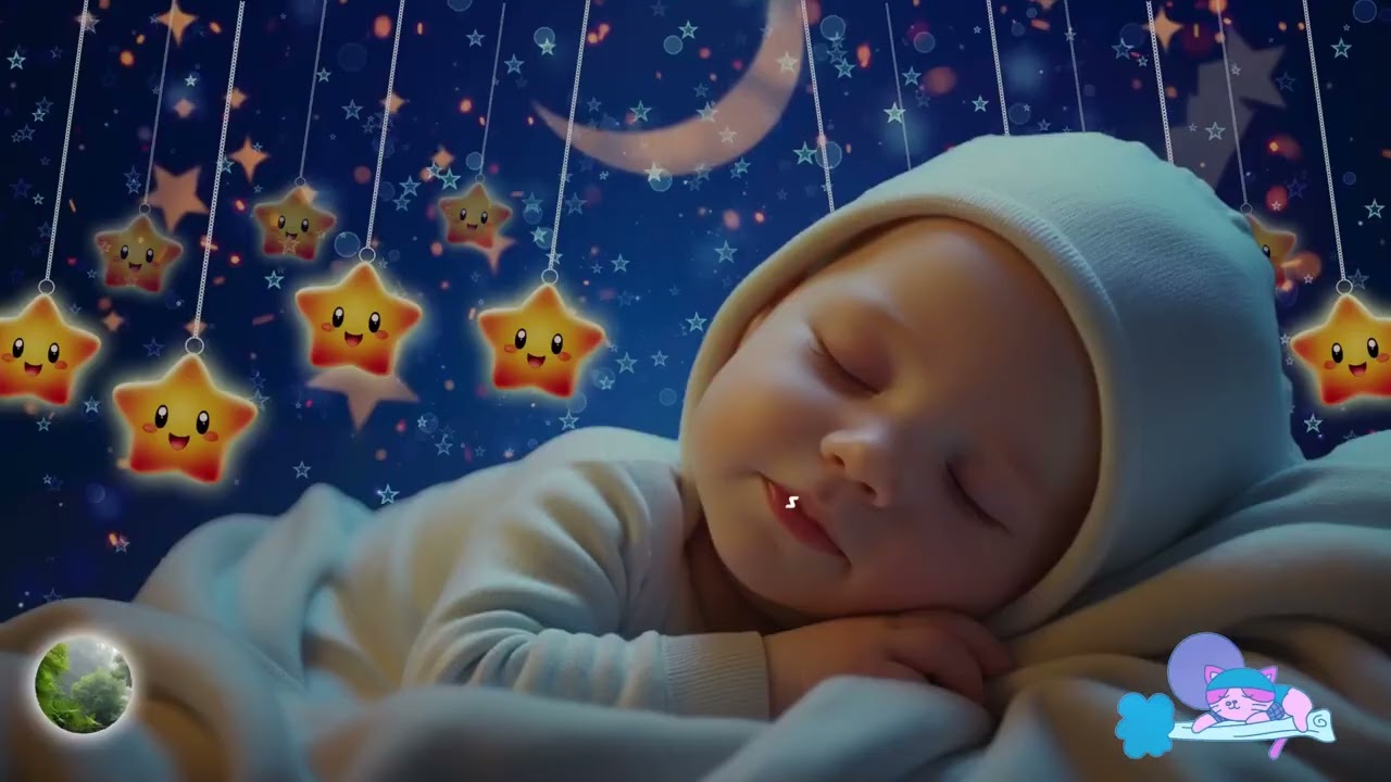 Baby Sleeping Songs 🌙 Sleep Instantly Within 3 Minutes 💤 Deep Baby Sleep 🎵 Mozart & Brahms Lullabies