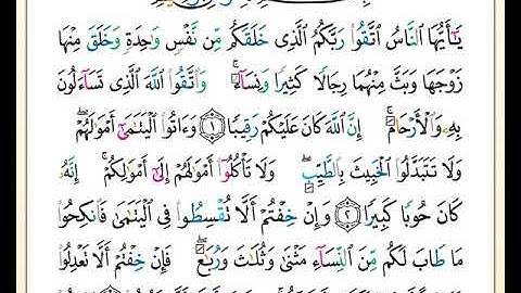 ختمة مصحف التجويد برواية حفص بصوت القارئ محمد حبش الصفحة رقم  77
