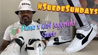 Karl Lagerfeld x Puma Suede (Suede Sunday featuring the late creative director of Fendi and Chanel)