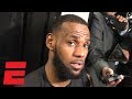 LeBron James on Lakers' loss to Spurs: 'Defensively we were good' | NBA Sound