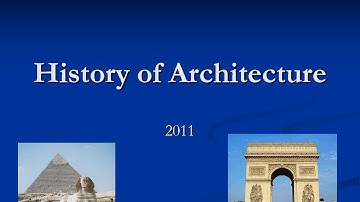 Lecture 03 - Egyptian Architecture P