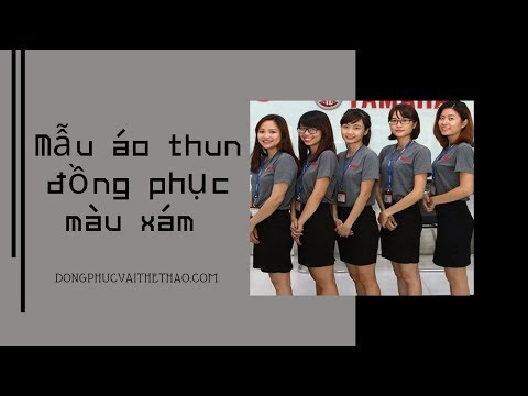 Xưởng nhận đặt may áo thun đồng phục màu xám quận Phú Nhuận 