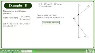 Trigonometric Identities II - Example 18